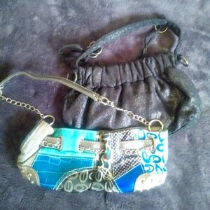 HAND BAG DUO – SWEET CAKES + UNKNOWN BRAND